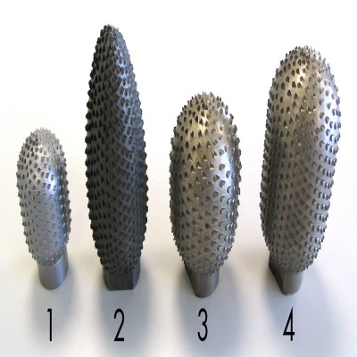 Rasp milling heads Right
